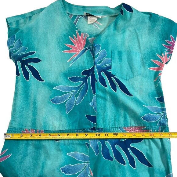 Vintage 80’s Hilo Hattie Hawaiian Print Romper - Picture 10 of 13
